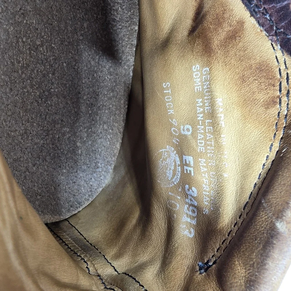 Filson Uplander Chukka Boots Brown Leather Men's 9 EE‎ Moc Toe 904 - Picture 6 of 16